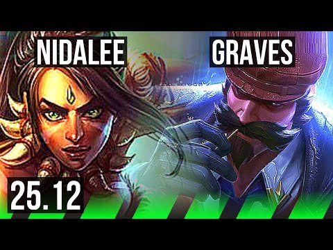 NIDALEE vs GRAVES (JGL) | 7 solo kills, 15/3/19, Dominating | VN Challenger | 25.12