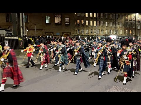 'The Black Bear' & 'Scotland The Brave' | Royal Edinburgh Military 2025 March Out on 5 August