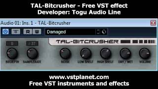 Video thumbnail for Free VST - TAL-Bitcrusher effect - vstplanet.com by Plugins Collection