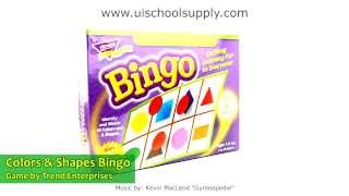 Colors & Shapes Bingo Game by TREND Enterprises TRET6061