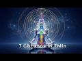 7 Chakras In 7Min LISTEN UNTIL THE END FOR A COMPLETE REBALANCING OF THE 7 CHAKRAS ​​
