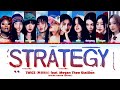 TWICE 트와이스 Feat Megan Thee Stallion Strategy Color Coded Lyrics