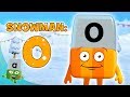 Alphablocks Letter O Spelling SNOWMAN Phonics For Kids Learning Blocks Christmas