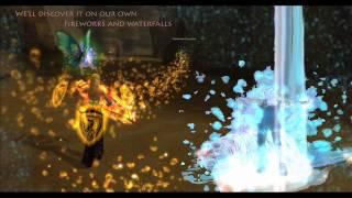 Fireworks And Waterfalls