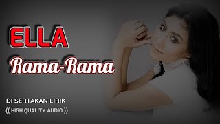 RAMA-RAMA -ELLA (HIGH QUALITY AUDIO) WITH LYRIC | KOLEKSI SLOW ROCK WANITA MALAYSIA