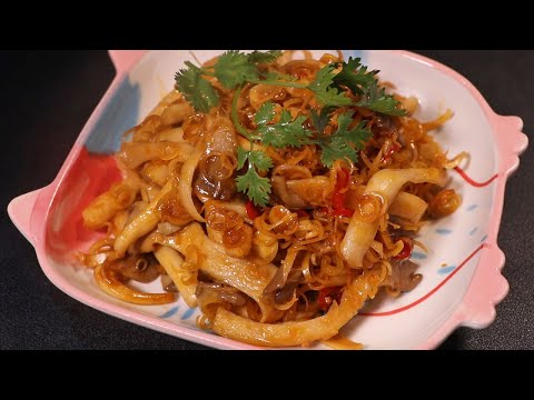 Nấm xào sả ớt