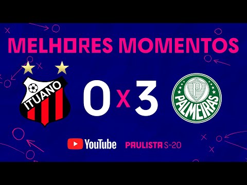 VITÓRIA VERDE | ITUANO 0 x 3 PALMEIRAS | 21ª RODADA | PAULISTA SUB-20 2022