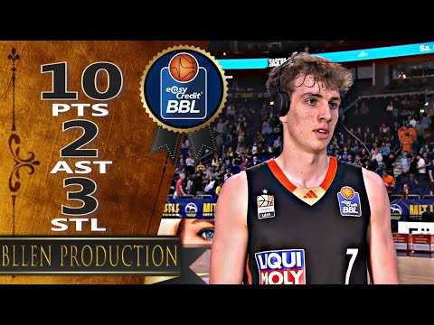 Tobias Jensen - 10 Pts, 3 Reb, 2 Ast, 3 Stl Highlights｜ALBA BERLIN vs ratiopharm Ulm｜2025.05.21