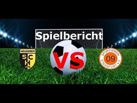 Spielbericht SC 1919 Heudeber - SV 09 Stassfurt