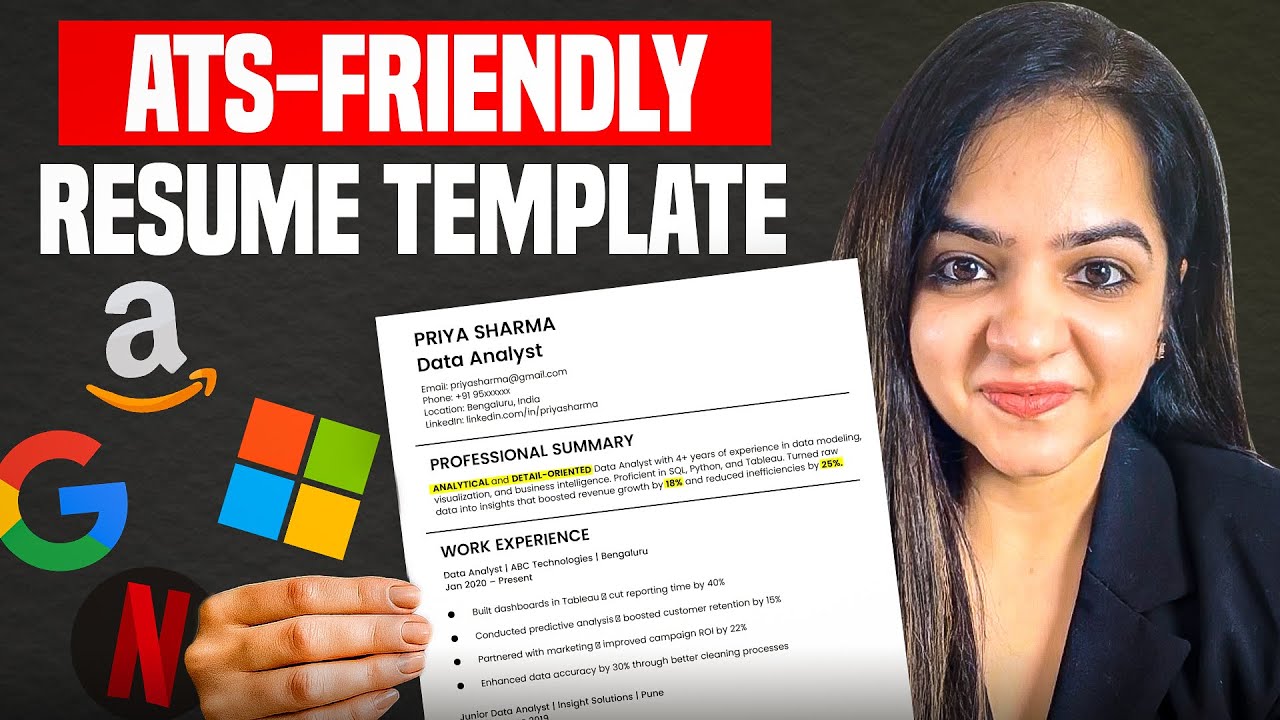 Beat ATS in 2025! Resume Writing Guide to Get Interview Calls (Step-by-Step Resume Format)