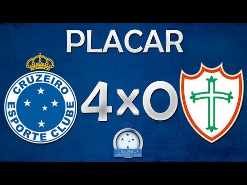 Cruzeiro 4 x 0 Portuguesa - GOLS - Brasileirão 02/10/2013