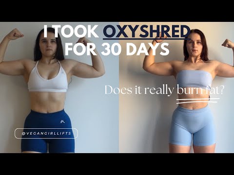 OXYSHRED 30 DAY CHALLENGE *brutally honest review*| Fat burning results revealed!