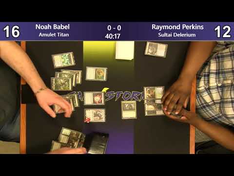 Noah Babel (Amulet Titan) vs Raymond Perkins (Sultai Delerium) - Sunday Night Modern 5/19/19