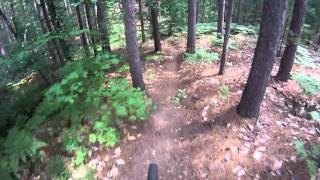 preview picture of video 'BackCountry Excursions Microbrewfest 2011 Moutain Biking Trail GOPR0202'