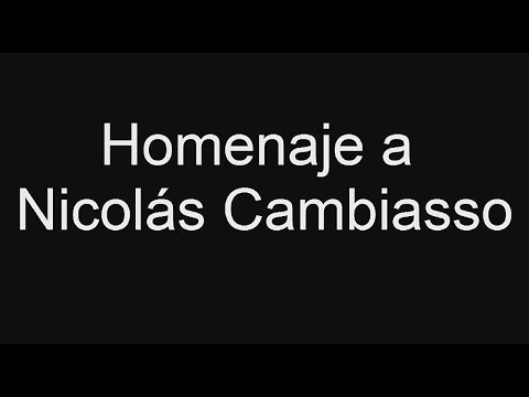 Homenaje a Nicolás Cambiasso por su retiro en All Boys
