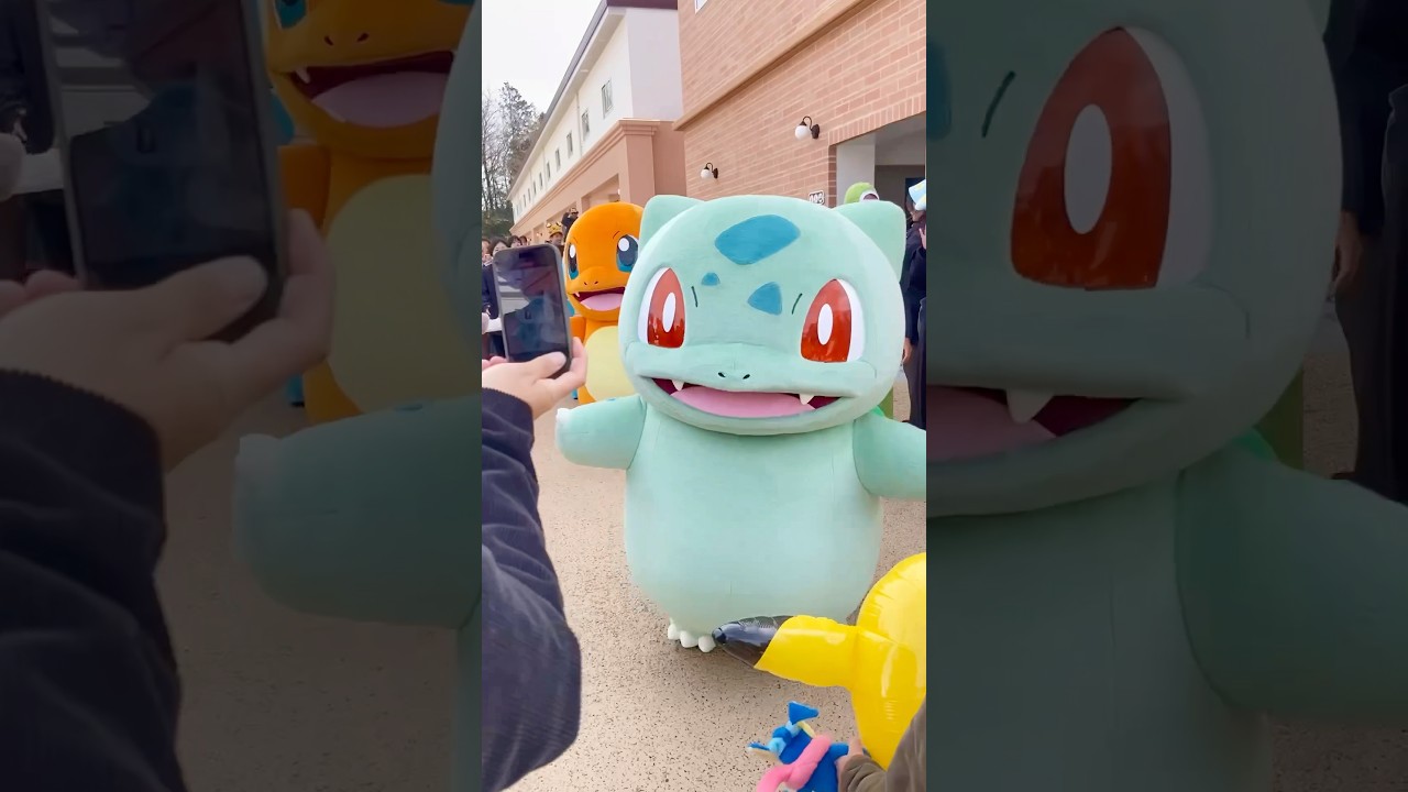 【ポケパークカントー】カントー御三家のお散歩 ⭐︎ポケモン30周年⭐︎ #ポケパーク #pokepark