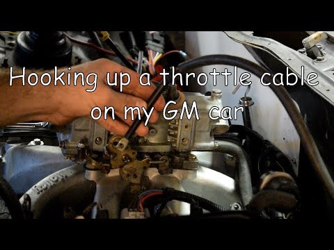 Hooking up my Camaro throttle cable to a Holley