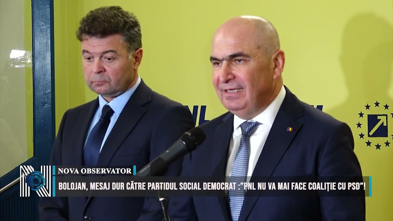 Bolojan, mesaj dur către Partidul Social Democrat :”PNL nu va mai face coaliție cu PSD”!