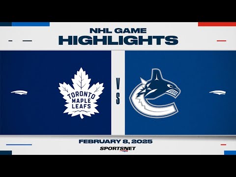 NHL Highlights | Maple Leafs vs. Canucks - February 8, 2025