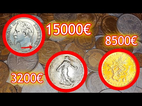 12 Monnaies Françaises EXTREMEMENT CHÈRES !!! (Vous en AVEZ peut-être !)
