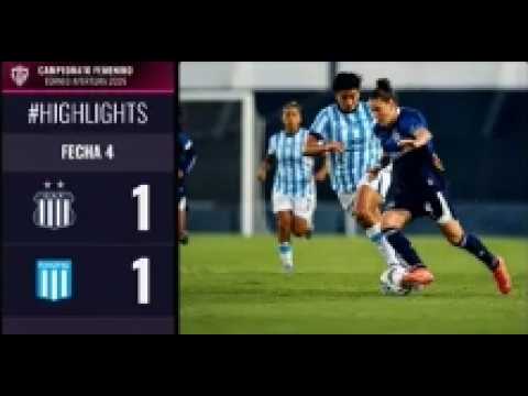 Talleres 1-1 Racing Club. Fecha 4. Primera División Femenino