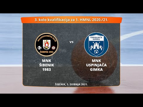 MNK Šibenik 1983 - MNK Uspinjača Gimka || 3. kolo kvalifikacija za 1. HMNL 2020./21.