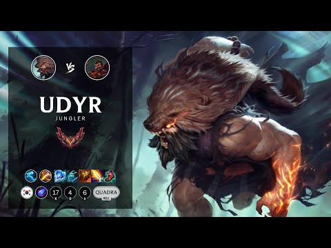 Udyr Jungle vs Graves - KR Grandmaster Patch 12.10
