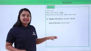 Class 9th – Thrust and Pressure Problem-2 | Gravitation | Tutorials Point