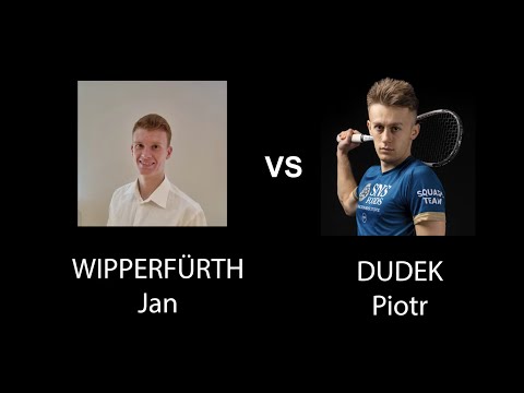 Piotr Dudek vs Jan Wipperfürth -  runda 1 - SNS FOODS PSA POZNAŃ OPEN CHALLENGER TOUR $1000