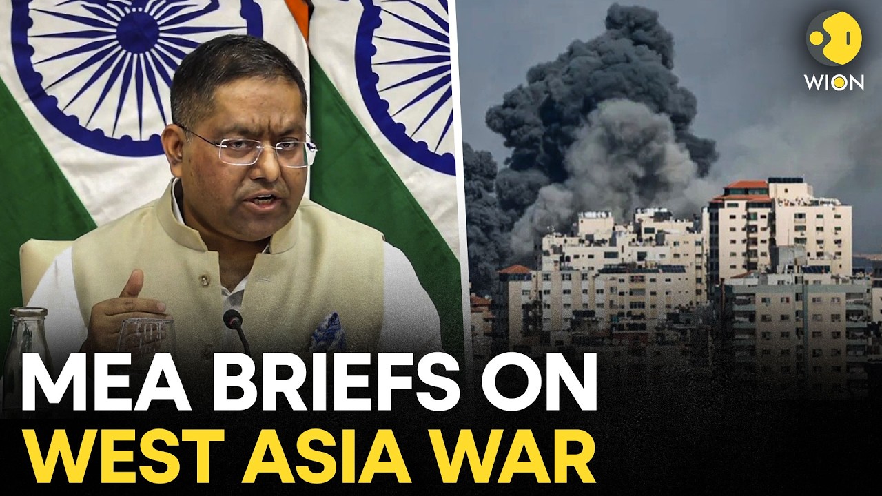 US-Iran War LIVE: MEA Important  Weekly Media Briefing On The West Asia Situation  | WION