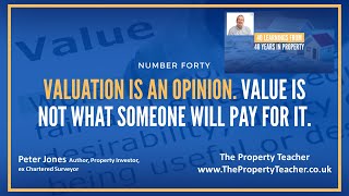 40 Learnings in 40 Years: No 40, Value is NOT What Someone Will Pay For it!