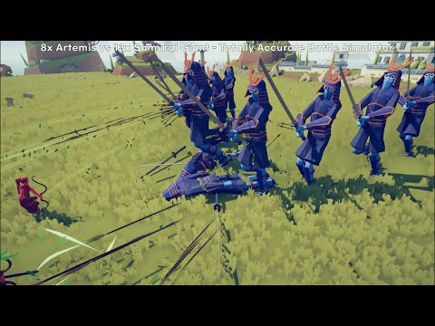 8x Artemis vs Every Units or Gods - Totally Accurate Battle Simulator