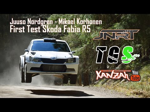Juuso Nordgren Skoda Fabia R5 First Test