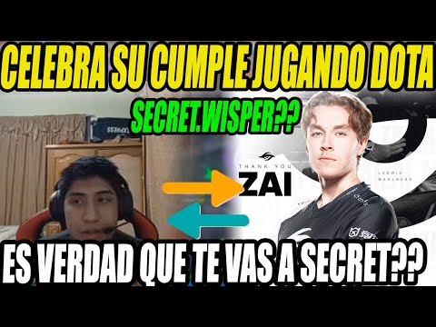 😱 WISPER HABLA SOBRE LA SALIDA DE ZAI Y LOS RUMORES DE QUE SE IRA A SECRET!! | DOTA 2