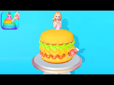 HIGH SCORE in ICING ON THE DRESS 💕👩🏻‍🦰🍔 Gameplay All Levels Walkthrough iOS, Android New Game Update