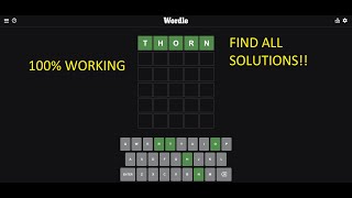 Hack to find Wordle solution | NYTimes | Everyday solutions available