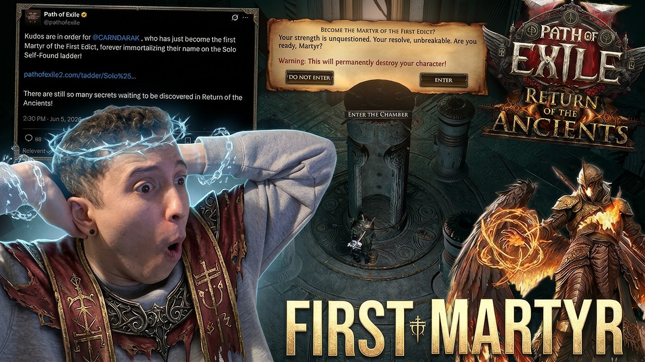 How I Became the FIRST Martyr of Path of Exile 2! The Ultimate Sacrifice - YouTube