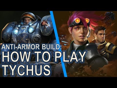 Starcraft II: How to Play Tychus [Anti Armor Build]