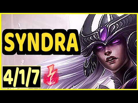 SYNDRA VS EKKO - 4/1/7 KDA MID GAMEPLAY EMERALD IV