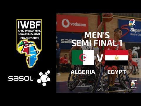 2020 IWBF Afro Paralympic Qualifiers | Mens Semi Final 1 | Algeria vs Egypt
