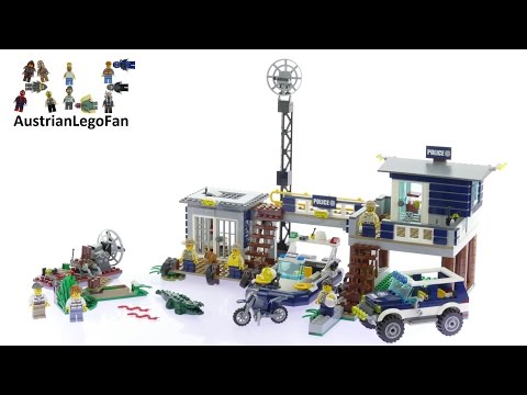 Vidéo LEGO City 60069 : Le poste de police des marais