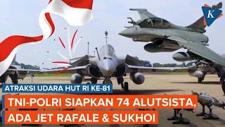 Download lagu 81st Indonesian Independence Day Air Show: Rafale Fighter Jets, Sukhoi, and Apache Ready for Action mp3