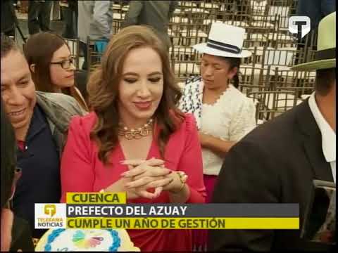 Prefecto del Azuay cumple un año de gestión