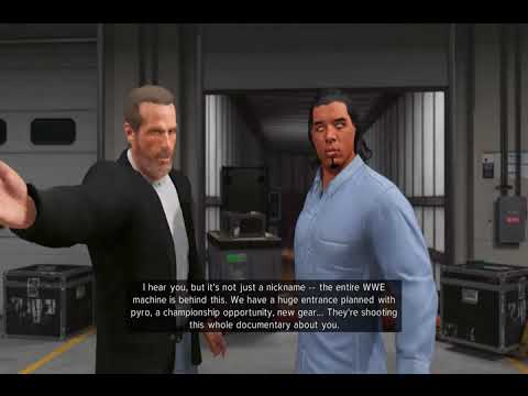 wwe 2k23 myrise the lock  walkthrough part 1