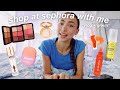 come shop at sephora with me for viral products  *vlog, grwm, + haul*