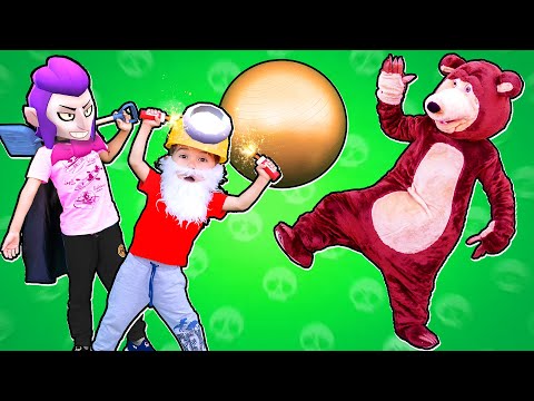 BRAWL BALL in REAL LIFE. BRAWL STARS Parody