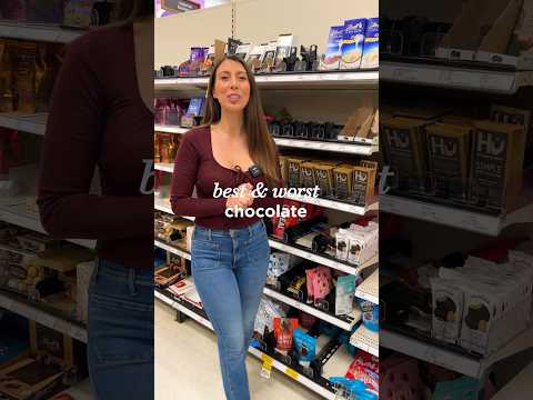 Best & Worst Chocolate Bars! #healthyeating #groceryshopping #grocerylist #chocolate #nutritiontips