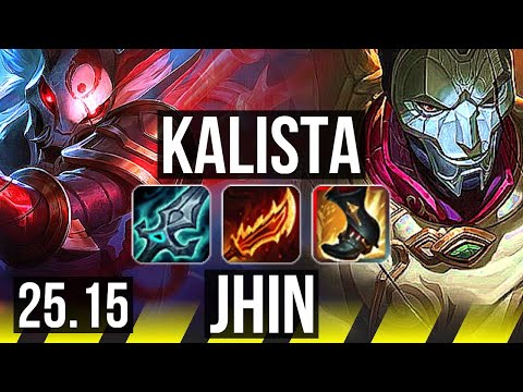 KALISTA & Alistar vs JHIN & Ashe (ADC) | KR Master | 25.15
