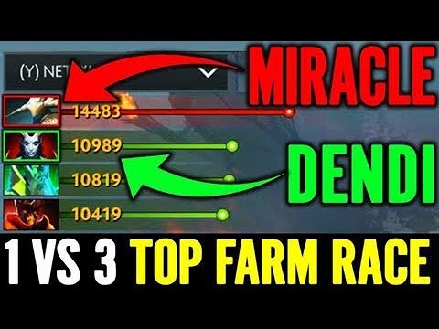 This is what happen when Miracle vs Dendi - Dota 2 Gameplay