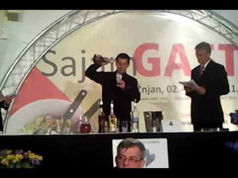 Gast 2011. Jure Vojković osvaja prvo mjesto na regionalnom natjecanju barmena